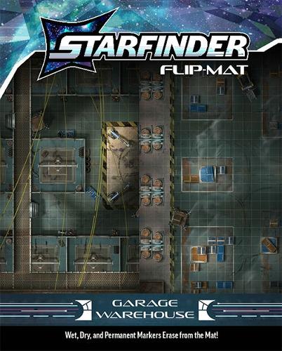 Паперова книга «Starfinder Flip-Mat: Garage Warehouse», автор Дем'єн Маммоліті - фото №1