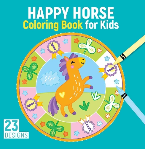 Бумажная книга «Happy Horse Coloring Book for Kids: 23 Designs», автор Clorophyl Editions - фото №1