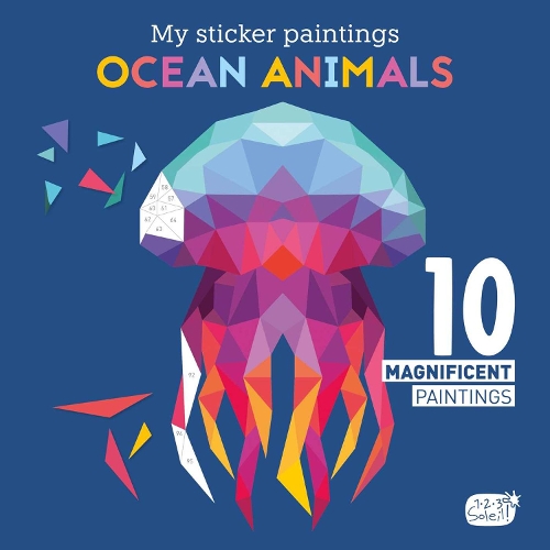 Паперова книга «My Sticker Paintings: Ocean Animals: 10 Magnificent Paintings», автор Clorophyl Editions - фото №1