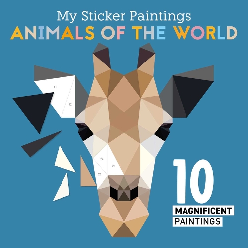 Бумажная книга «My Sticker Paintings: Animals of the World: 10 Magnificent Paintings», автор Clorophyl Editions - фото №1