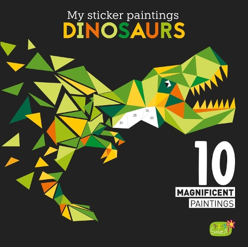 Паперова книга «My Sticker Paintings: Dinosaurs: 10 Magnificent Paintings», автор Clorophyl Editions - фото №1