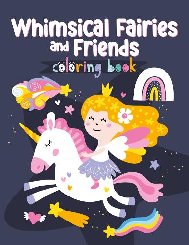 Паперова книга «Whimsical Fairies Coloring Book», автор Clorophyl Editions - фото №1