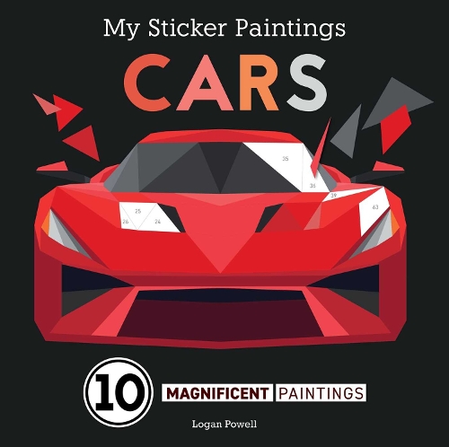 Бумажная книга «My Sticker Paintings: Cars: 10 Magnificent Paintings», автор Логан Пауэлл - фото №1