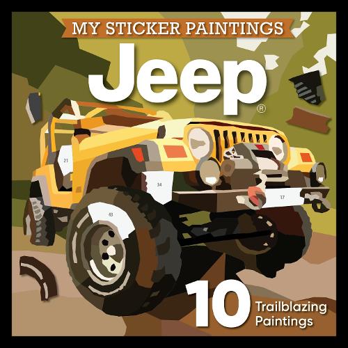 Бумажная книга «My Sticker Paintings: Jeep®: 10 Trailblazing Paintings», автор Редакторы "Happy Fox Books" - фото №1