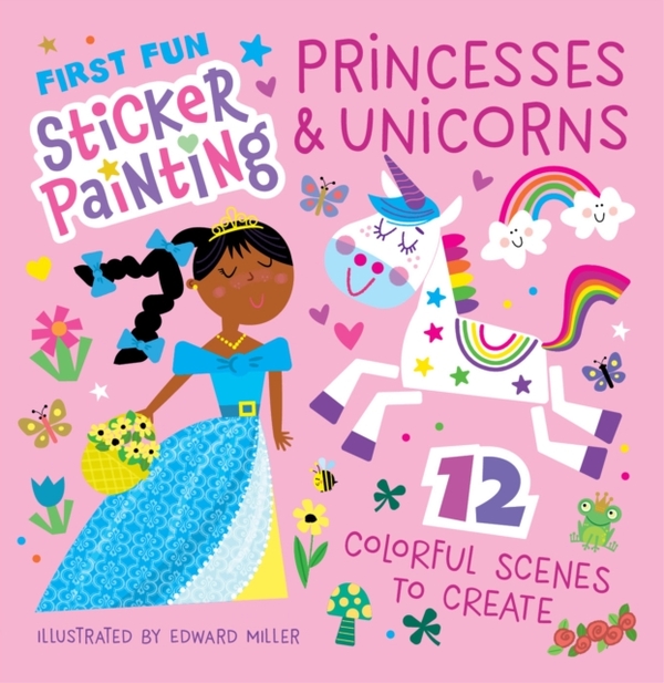 Бумажная книга «First Fun Sticker Painting», автор Эдвард Миллер - фото №1