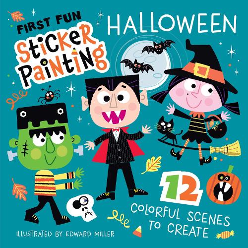 Бумажная книга «First Fun Sticker Painting: Halloween: 12 Colorful Scenes to Create», автор Эдвард Миллер - фото №1