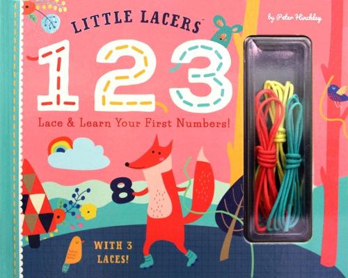 Паперова книга «Little Lacers: 123: Lace & Learn Your First Numbers!», автор Пітер Гінклі - фото №1