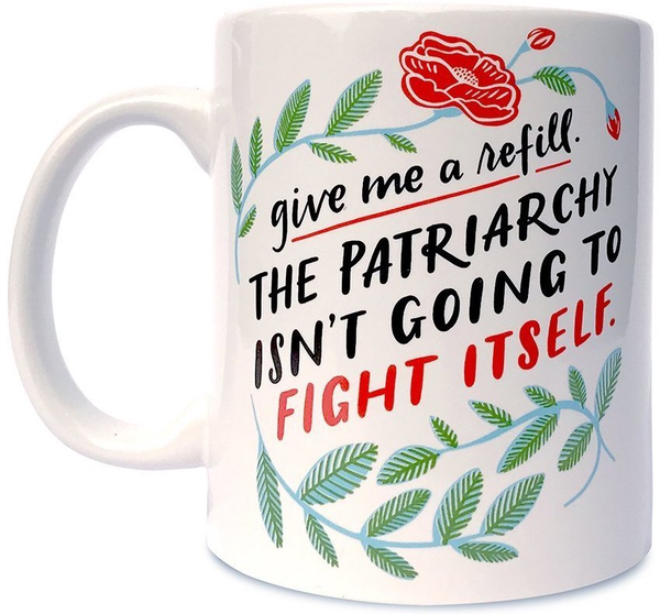  «Patriarchy Refill Mug by Em & Friends», бренда Knock Knock - фото №1