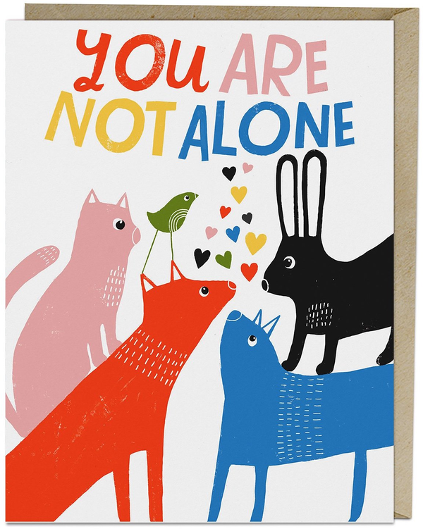 Паперова книга «You Are Not Alone Card » - фото №1