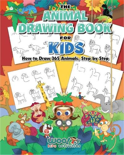 Бумажная книга «The Animal Drawing Book for Kids: How to Draw 365 Animals Step by Step (Art for Kids)», автор Woo! Jr. Kids Activities - фото №1