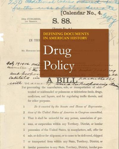 Паперова книга «Defining Documents in American History: Drug Policy», автор Salem Press - фото №1