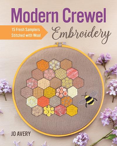 Бумажная книга «Modern Crewel Embroidery: 15 Fresh Samplers Stitched with Wool», автор Джо Эйвери - фото №1