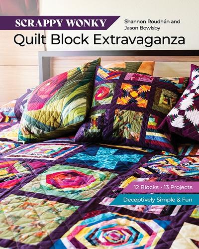 Бумажная книга «Scrappy Wonky Quilt Block Extravaganza: 12 Blocks, 13 Projects, Deceptively Simple & Fun», авторов Джейсон Боулсби, Шеннон Ли Роудхан - фото №1