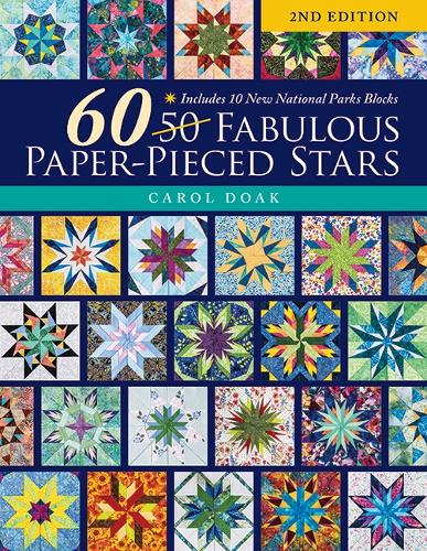 Бумажная книга «60 Fabulous Paper-Pieced Stars, 2nd Edition: Includes 10 New National Parks Blocks», автор Кэрол Доак - фото №1