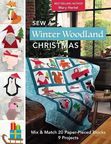 Паперова книга «Sew a Winter Woodland Christmas:: Mix & Match 20 Paper-Pieced Blocks, 9 Projects» - фото №1