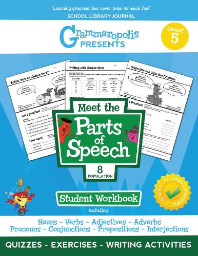 Паперова книга «The Parts of Speech Workbook, Grade 5», автор Коерт Вурхіз - фото №1