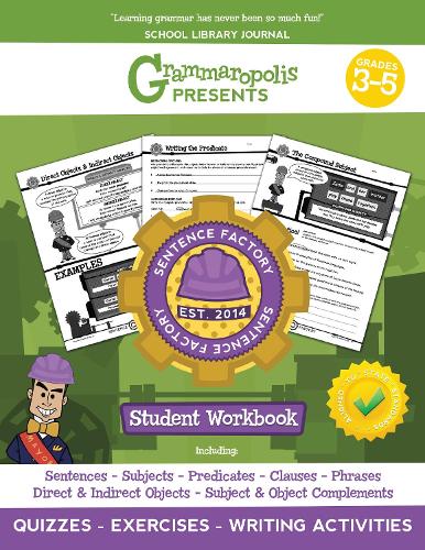 Бумажная книга «The Parts of the Sentence Workbook, Grades 3-5», автор Коерт Вурхиз - фото №1