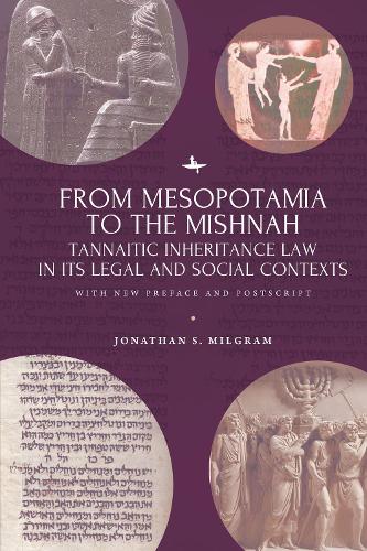 Бумажная книга «From Mesopotamia to the Mishnah: Tannaitic Inheritance Law in its Legal and Social Contexts», автор Джонатан С. Милгрэм - фото №1