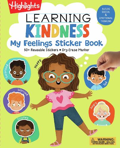 Паперова книга «Learning Kindness My Feelings Sticker Book», автор Хайлайтс - фото №1