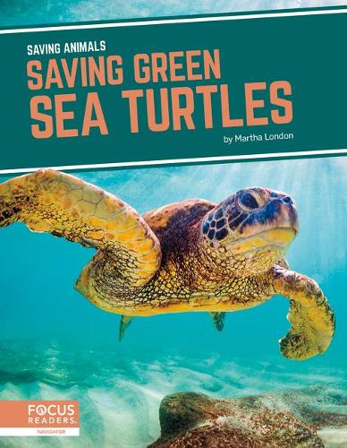 Бумажная книга «Saving Green Sea Turtles», автор Марта Лондон - фото №1