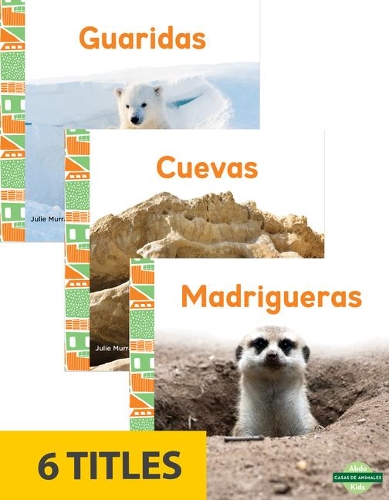 Бумажная книга «Casas de animales (Animal Homes) (Set of 6)», автор Джули Мюррей - фото №1