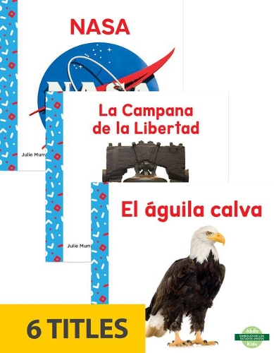 Бумажная книга «Símbolos de los Estados Unidos (US Symbols) (Set of 6)», автор Джули Мюррей - фото №1