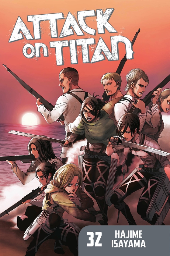 Paper book «Attack on Titan 32», author Hajime Isayama - фото №1