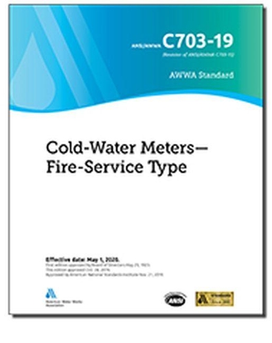 Паперова книга «C703-19 Cold-Water Meters: Fire-Service Type», автор Американська асоціація водопровідних споруд - фото №1