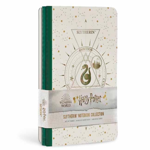 Паперова книга «Harry Potter: Slytherin Constellation Sewn Notebook Collection», автор Insight Editions - фото №1