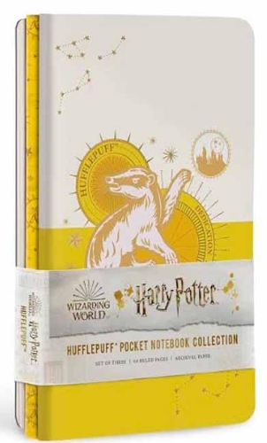 Бумажная книга «Harry Potter: Hufflepuff Constellation Sewn Pocket Notebook Collection», автор Insight Editions - фото №1