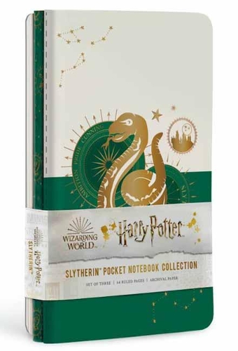 Бумажная книга «Harry Potter: Slytherin Constellation Sewn Pocket Notebook Collection», автор Insight Editions - фото №1