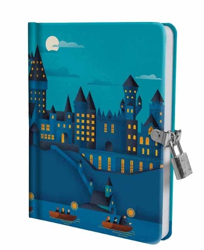 Паперова книга «Harry Potter: Hogwarts Castle at Night Lock and Key Diary», автор Insight Editions - фото №1