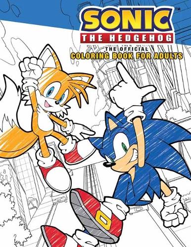 Бумажная книга «Sonic the Hedgehog: The Official Adult Coloring Book», автор Insight Editions - фото №1