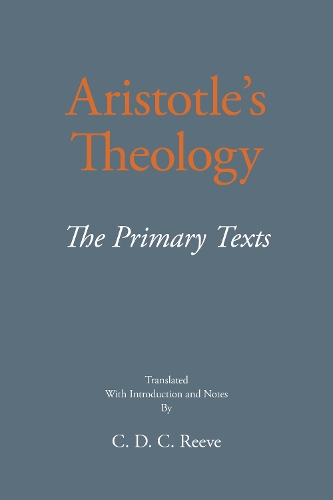 Бумажная книга «Aristotle's Theology: The Primary Texts», автор Аристотель - фото №1