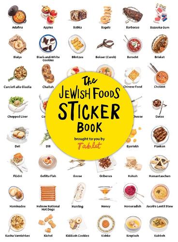 Бумажная книга «The Jewish Foods Sticker Book», автор Таблэт - фото №1