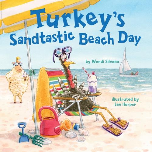Паперова книга «Turkey's Sandtastic Beach Day», автор Венді Сільвано - фото №1