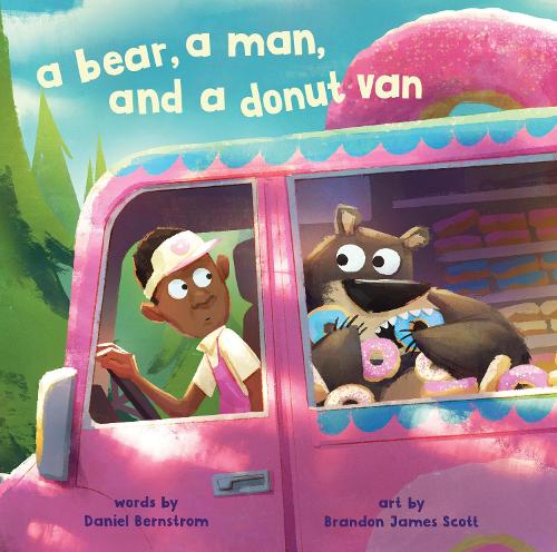 Паперова книга «A Bear, a Man, and a Donut Van», автор Даніель Бернстром - фото №1