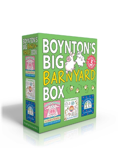 Бумажная книга «Boynton's Big Barnyard Box (Boxed Set): Perfect Piggies!; Fifteen Animals!; Barnyard Dance!», автор Сандра Бойнтон - фото №1