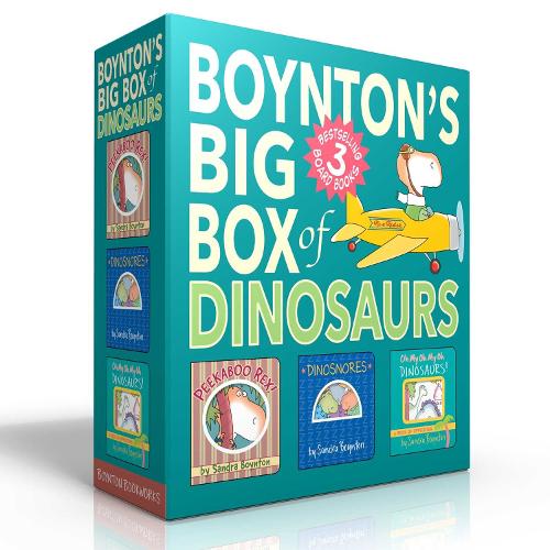 Бумажная книга «Boynton's Big Box of Dinosaurs (Boxed Set): Peekaboo Rex!; Dinosnores; Oh My Oh My Oh Dinosaurs!», автор Сандра Бойнтон - фото №1