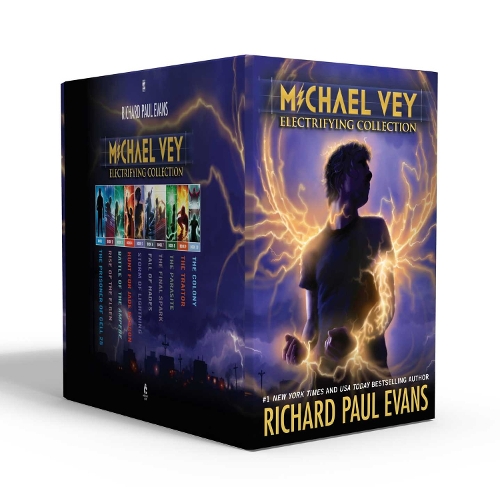 Бумажная книга «Michael Vey Electrifying Collection (Boxed Set): Michael Vey; Michael Vey 2; Michael Vey 3; Michael Vey 4; Michael Vey 5; Michael Vey 6; Michael Vey 7; Michael Vey 8; Michael Vey 9; Michael Vey 10», автор Ричард Пол Эванс - фото №1