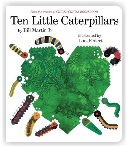 Бумажная книга «Ten Little Caterpillars», автор Билл Мартин - фото №1