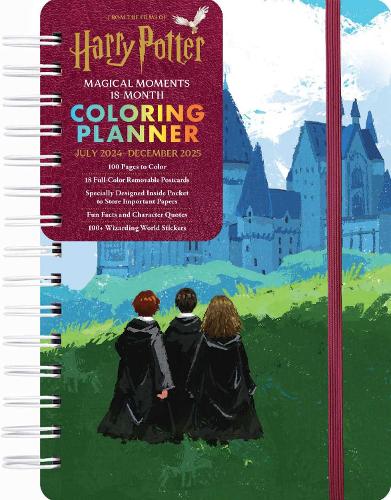 Бумажная книга «2025 Harry Potter Magical Moments 18-Month Coloring Planner», автор Редакторы Thunder Bay Press - фото №1