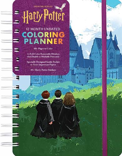 Бумажная книга «Harry Potter 12-Month Undated Coloring Planner», автор Редакторы Thunder Bay Press - фото №1