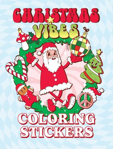 Паперова книга «Christmas Vibes Coloring Stickers», автор Редактори Thunder Bay Press - фото №1