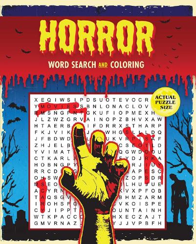 Бумажная книга «Horror Word Search and Coloring», автор Редакторы Thunder Bay Press - фото №1