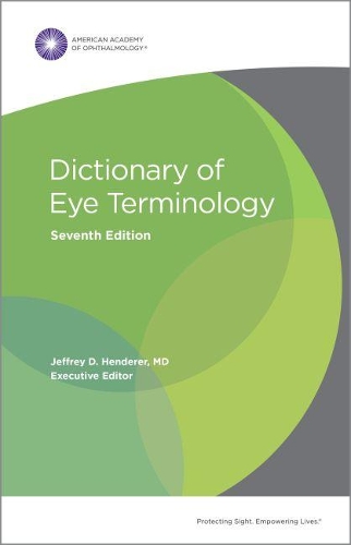 Паперова книга «Dictionary of Eye Terminology», автор Джеффрі Д. Хендерер - фото №1