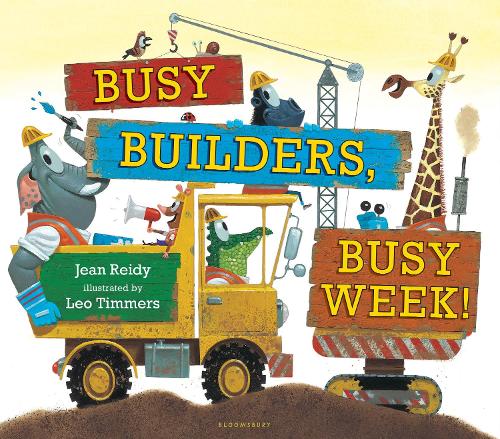 Бумажная книга «Busy Builders, Busy Week!», автор Жан Риди - фото №1