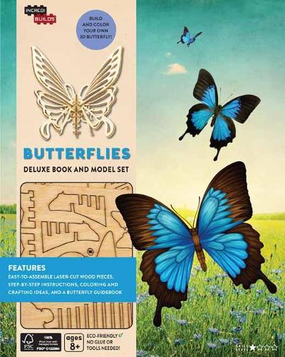 [object Object] «IncrediBuilds: Butterflies Deluxe Book and Model Set», автор Рут Теппер Браун - фото №1
