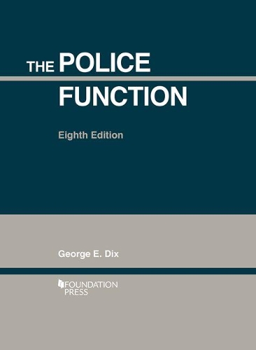 Паперова книга «The Police Function», автор Джордж Е. Дікс - фото №1