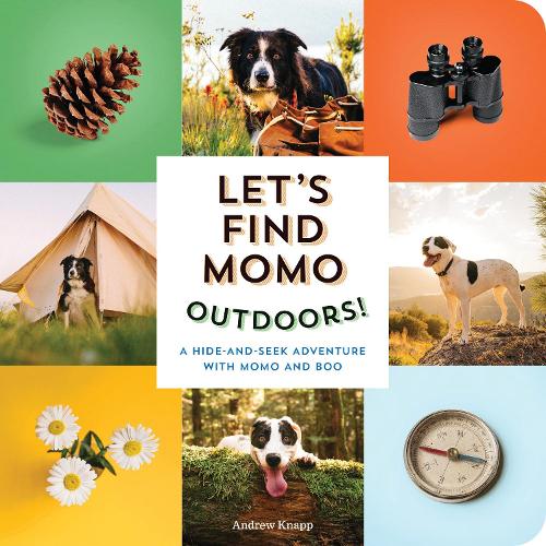Бумажная книга «Let's Find Momo Outdoors!: A Hide and Seek Adventure with Momo and Boo», автор Эндрю Кнапп - фото №1